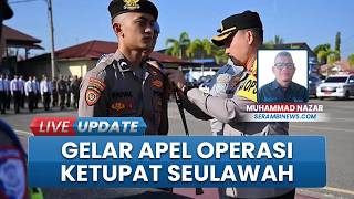 Ratusan Personel Siap Amankan Mudik Lebaran, Polres Pidie Gelar Apel Operasi Ketupat Seulawah
