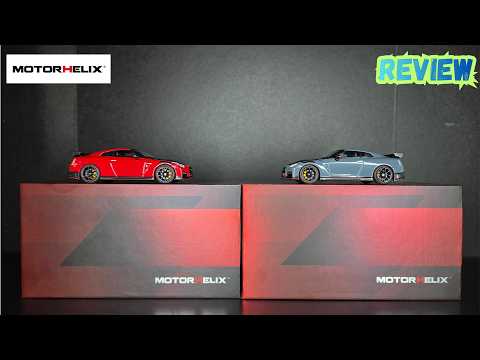 Motorhelix 1/64 - Nissan Nismo GTR R35 2022 - Vibrant Red & Stealth Gray - REVIEW