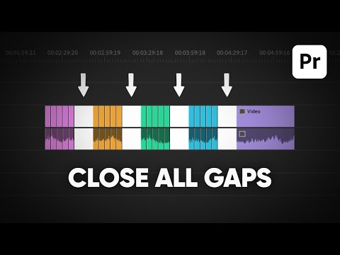 How to Close All Gaps in Premiere Pro 2024 (One Click)