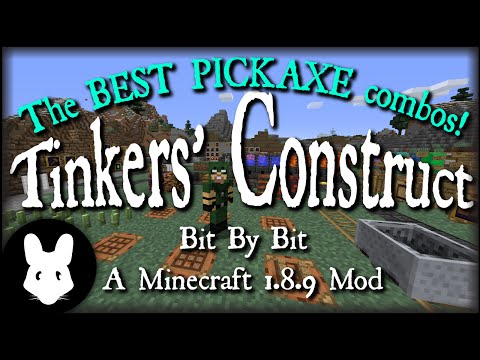 Tinkers'Construct 2 - Tinkers' Combos - Best Pick Axe for early and late game!