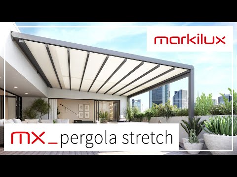 markilux pergola stretch - Großflächiges Markisensystem