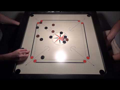 Carrom - White-Slam no. 158 by Carlito Bollin vs. Josef Meyer