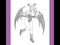 Frank Cho Zeichendemo Morrigan Aus Darkstalkers