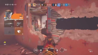 (R6S)レインボーシックスランク朝までやっていく