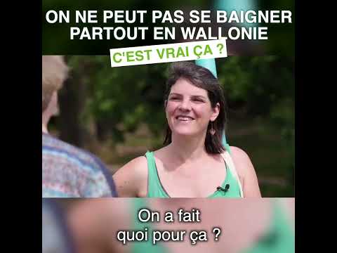 On ne peut pas se baigner partout en Wallonie. C'est vrai ça ?
