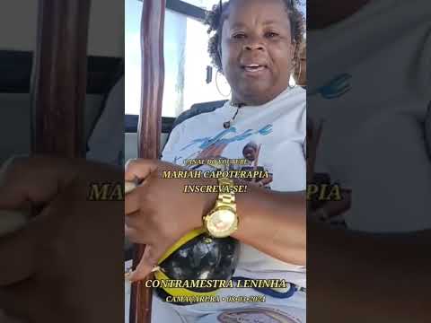 Contramestra Leninha, numa bela homenagem à saudosa Contramestra Mariah. Maria Helena de Jesus