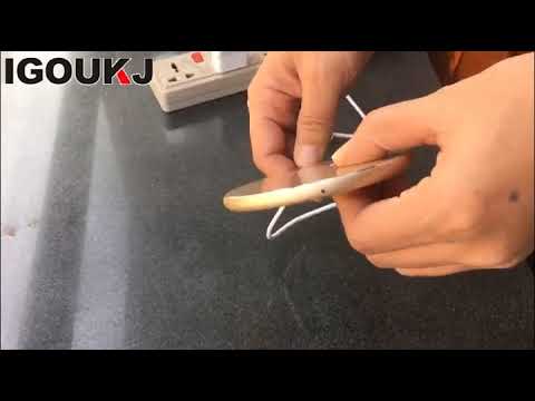 N9 Round mental Wireless Charger Qi Charging Pad for iphone for Samsung Wireless Charge Station