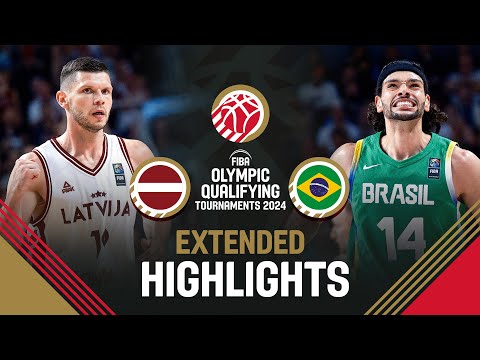 Final: Latvia 🇱🇻 vs Brazil 🇧🇷 | Extended Highlights | FIBA OQT 2024 Latvia