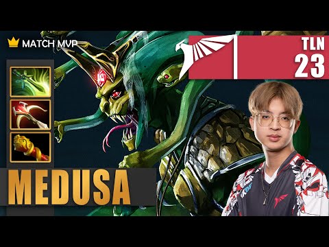 Medusa Safelane | TLN.23 | THE MOST BASIC BUT IMBA BUILD FOR 7.34C MEDUSA | 7.34c Gameplay Highlight