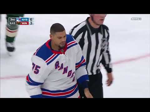 NHL Fight - Rangers @ Wild - 13/10/2022