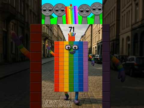 Incredibox Sprunki OC - Numberblocks 71 #incredibox #sprunkioc #sprunki #numberblocks #alphabet