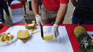 How To Peel & Cut Pineapple