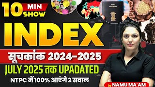 Download lagu 10 Min Show | 2024-2025 के INDEX & सूचकांक | JULY UPDATE | for All Exams | 10 min show by Namu Ma’am mp3