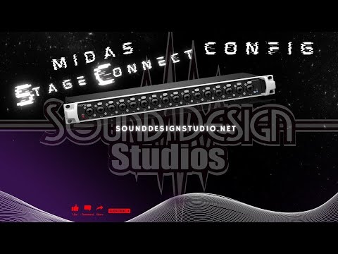 Midas stageconnect boxes and how to connect!