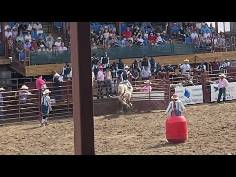 Inmate rides bull at Angola rodeo!!!! ￼