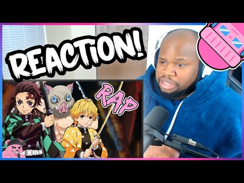 Demon Slayer Trio Rap Reaction | SHWABADI ft. Rustage & Connor Quest!