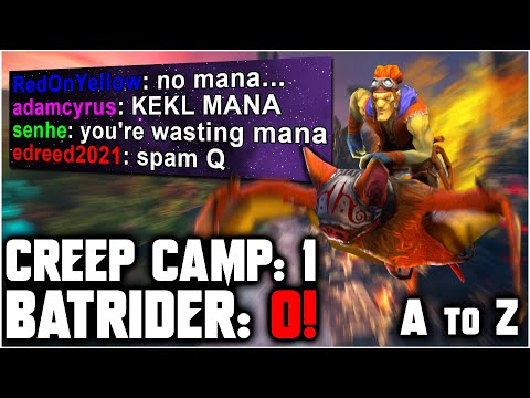 Creep Camp: 1 - Batrider: 0 - Grubby learns Dota 2 - A to Z Challenge - Batrider