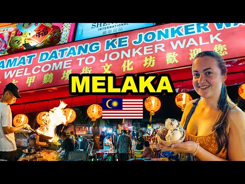 🇲🇾 Mercado noturno da rua Jonker (Melaka): passeio gastronômico