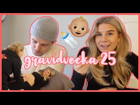 GRAVID VECKA 25 | Barnmorskan & matlagning