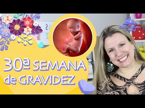 30ª SEMANA DE GESTAÇÃO | 7 Meses, Como está o bebê, Plano de Parto | 3º TRIMESTRE DE GRAVIDEZ