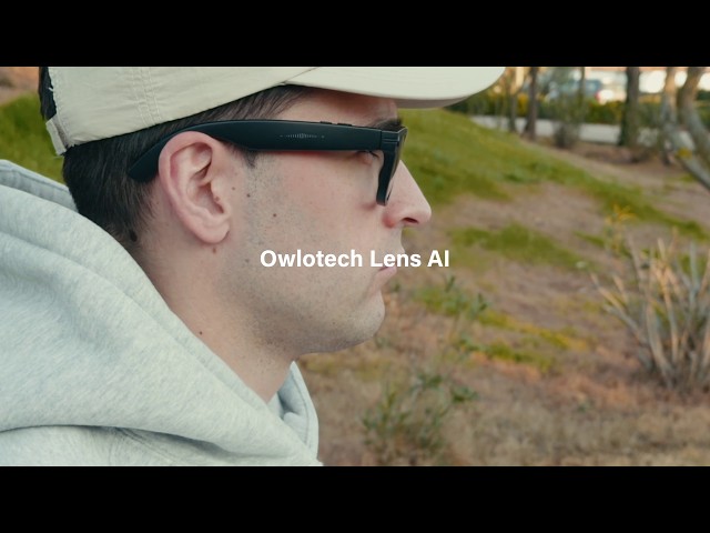 Owlotech Lens AI Gafas Inteligentes Cristal Tintado 32MP Llamadas, Música, Captura Imágenes y Vídeo, Traducción en Tiemp video