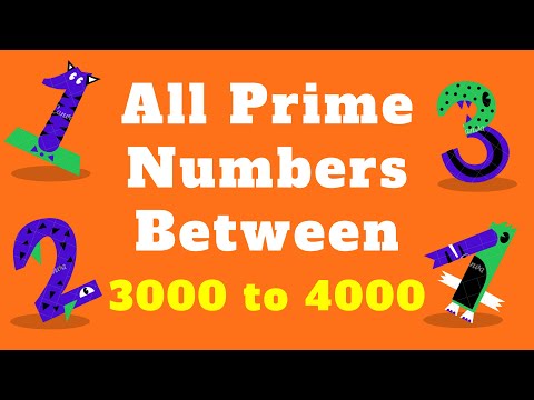 All Prime Numbers List Between - 3000 Upto 4000