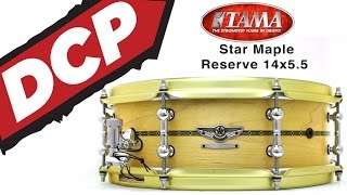 Video thumbnail for Tama Star Solid Maple Reserve Snare Drum 14x5 Oiled Natural Maple - Video Demo by Drum Center of Portsmouth