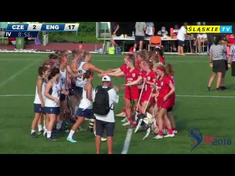 Czech Republic - England 2:17 // EWLC Lacrosse 2018