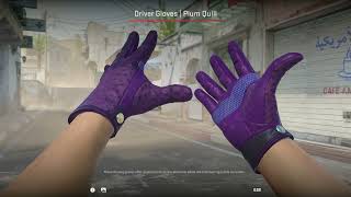 Gloves Plum Quill