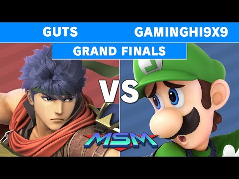 MSM Online 20 - GamingHi9x9 (Luigi) Vs Guts (Ike) Grand Finals - Smash Ultimate