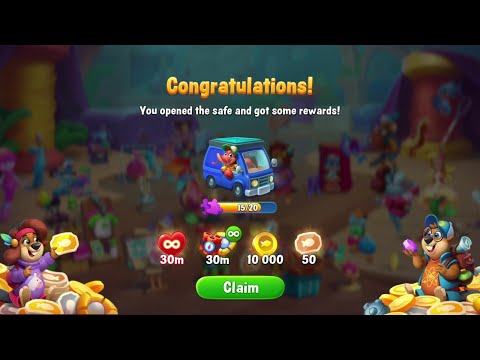 @Fishdom Level 6054. Got Rewards from Unforgettable Hitchhike Event