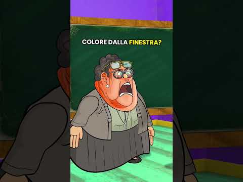 NON SI LANCIA IL COLORE🚫 #maleduclasse #cartoneanimato #humor