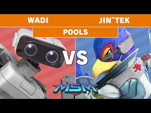 MSM 187 - AG | WaDi (Rob) Vs. Jin~Tek (Falco) Pools - Smash Ultimate