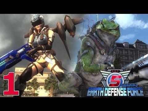 Earth Defense Force 5 PC #1 (Mission 2 – Escape from Darkness - Hard)