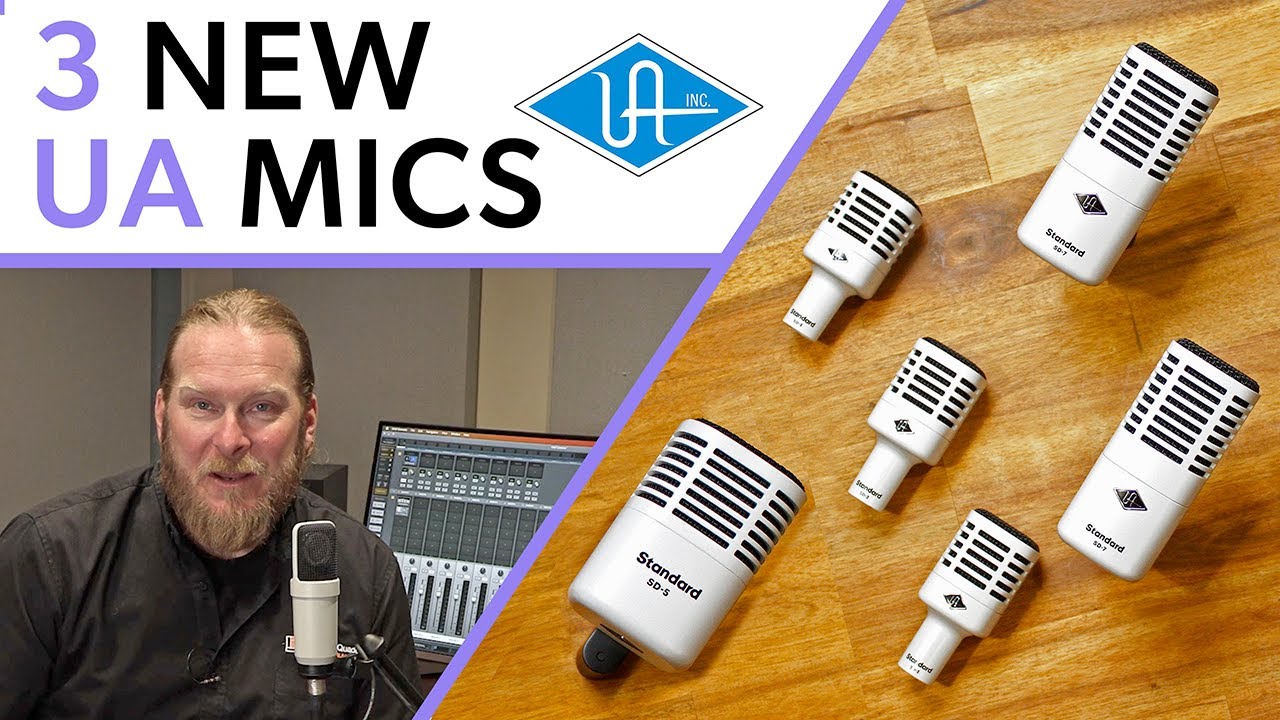 opens link to Universal Audio Standard Series Microphones with Hemisphere Modeling