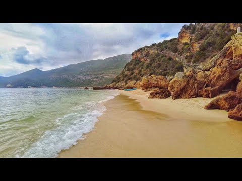 Misty day at Portugal's Arrábida Natural Park