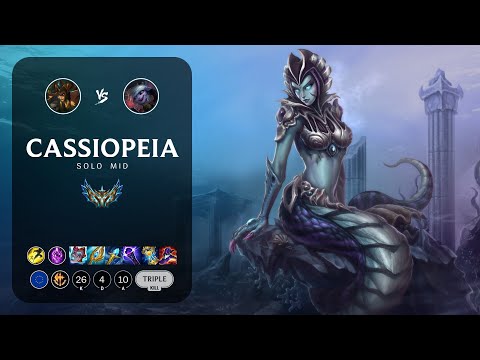 Cassiopeia Mid vs Tristana - EUW Challenger Patch 12.23