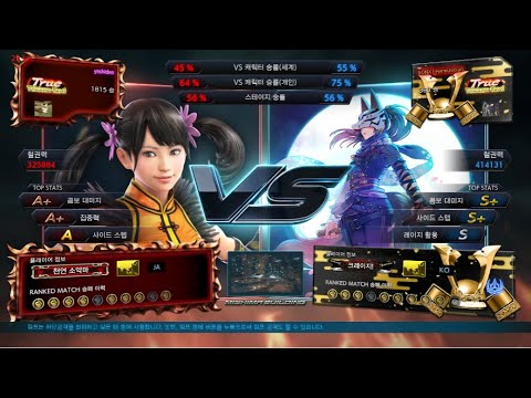 yoshiden (xiaoyu) VS eyemusician (kunimitsu) - Tekken 7 Season 4