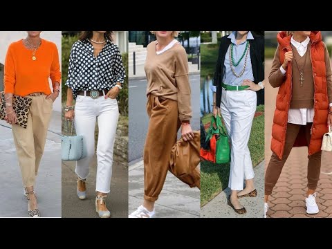 OUTFITS Y COMBINACIONES DE ROPA PARA VESTIR BIEN A LOS 50 60 70 80 AÑOS MODERNA Y ELEGANTES A LOS 60