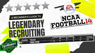 Recruit Like a LEGEND | NCAA Football 14 Recruiting Tips