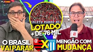 MARACANÃ LOTADO! 😱 Paulistas em CHOQUE! Flamengo com MUDANÇAS de última hora!
