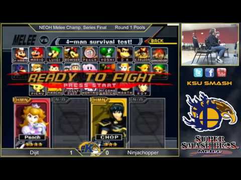 NEOH Melee CS Final - R1 Pool C2 Loser's Finals - Dijit (P1) vs NinjaChopper (P3)