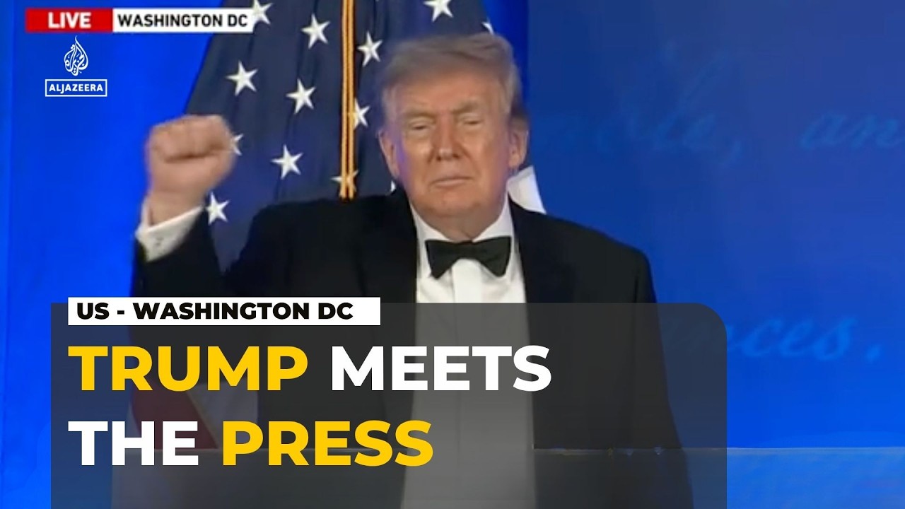 Trump addresses White House Correspondents’ Dinner