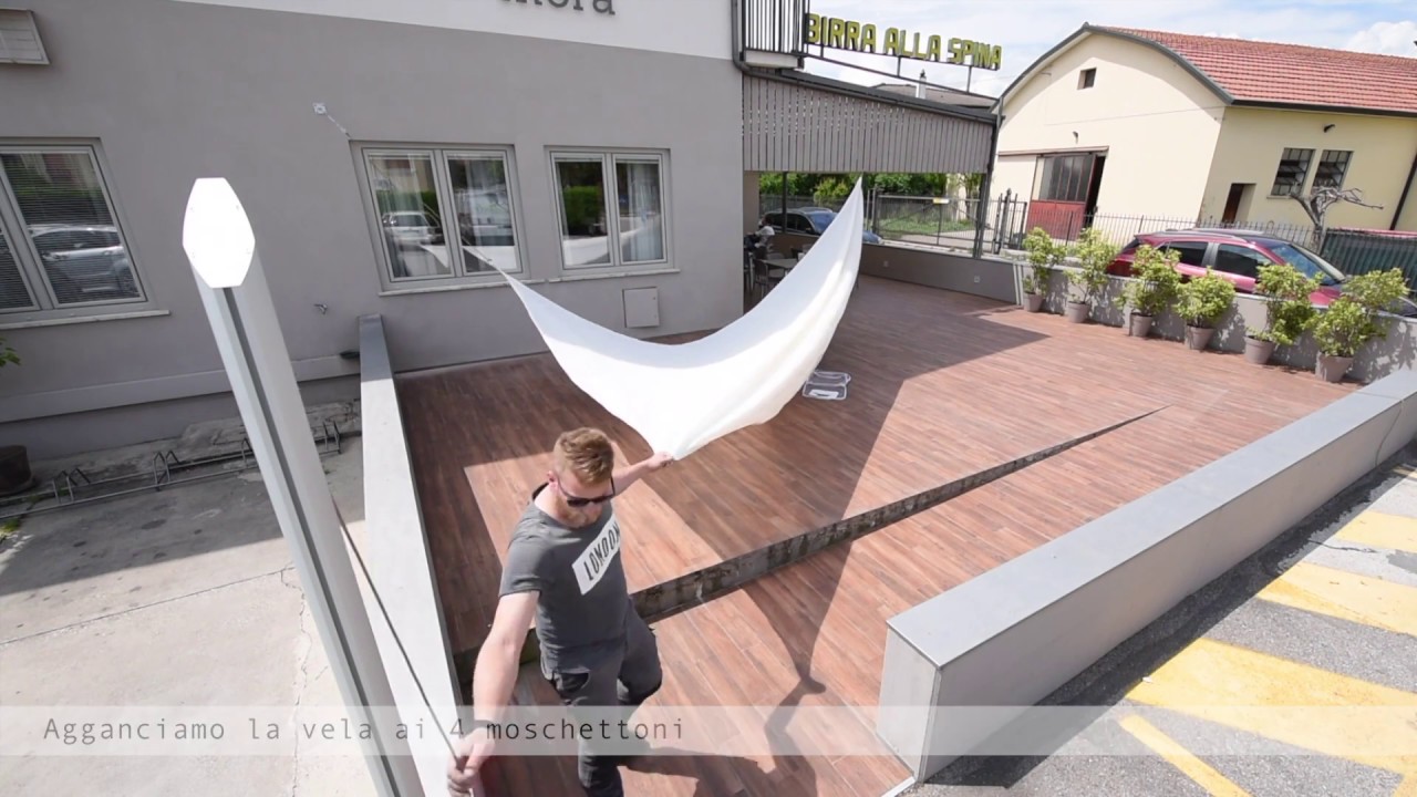 Vele Ombreggianti, Istruzioni Montaggio - Tensione Ottimale