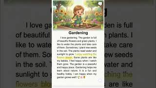 gardening  | simple English for Beginners | English learning