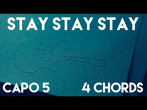 Stay Stay Stay by Taylor Swift Guitar Lesson | Capo 5 (4 Chords) Tutorial