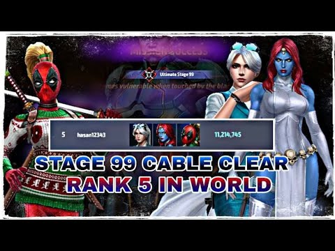 How to clear wbu cable stage 99 - marvel future fight