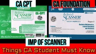 Imp of scanner | Use of Scanner | CPT Scanner | CA Foundation scanner | Suchitra Prakashan
