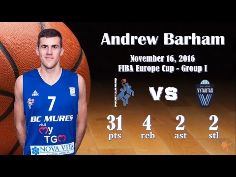 2016.11.16 Andrew Barham vs. Prienu-Birstono