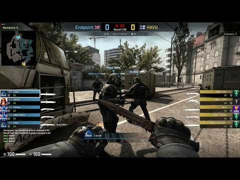 Let's Play - CS:GO, Endpoint vs HAVU, Map 2 - Overpass (11th of September 2018), Thunderpick Invi...